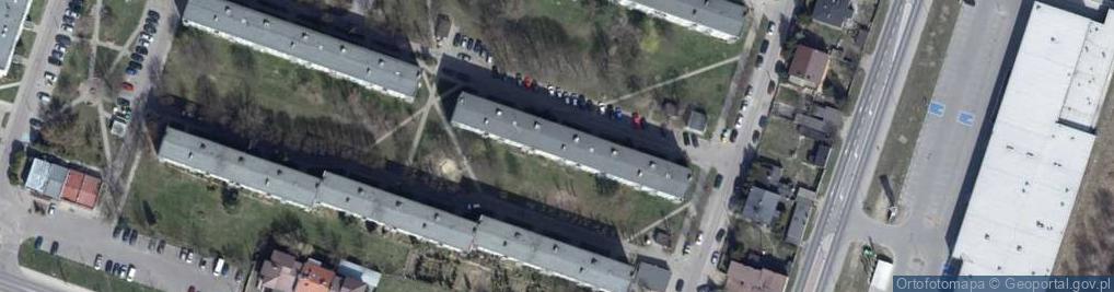 Zdjęcie satelitarne Dziewiarstwo Maszynowe Szor Janina