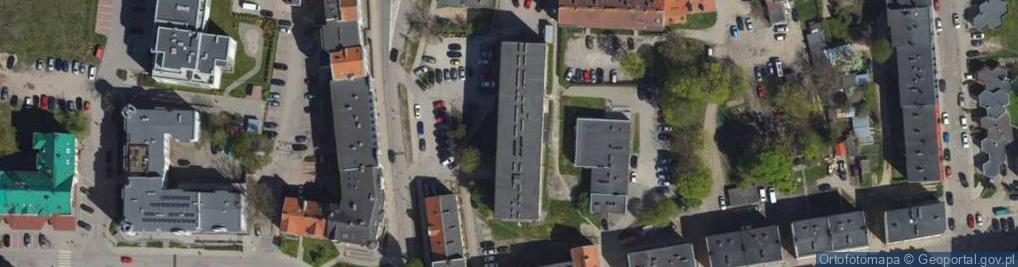 Zdjęcie satelitarne Elbląska Spółdzielnia Socjalna Wehikuł Czasu Wikingowie Słowianie Bałtowie