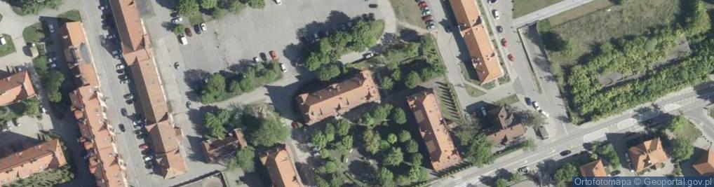 Zdjęcie satelitarne Ełcki Uniwersytet Trzeciego Wieku w Ełku