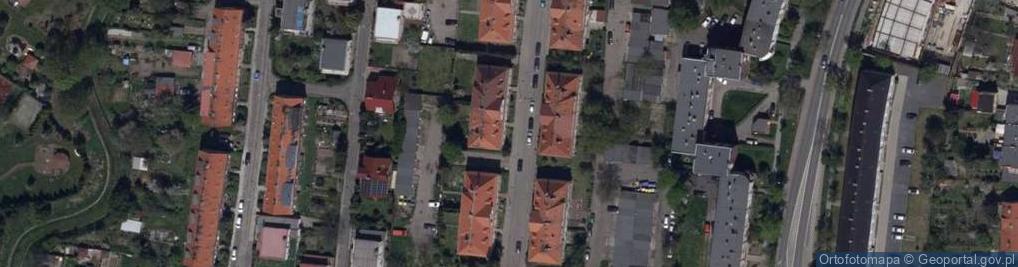 Zdjęcie satelitarne Elekt.Sprzętu Med., Felsztyński., Legnica