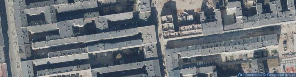 Zdjęcie satelitarne Elżbieta, Maria Kardas Elkarbiuro Projektowania, Realizacji i Obsługi Prawnej Budownictwa 90-272 Łódź Wschodnia 45 m 51