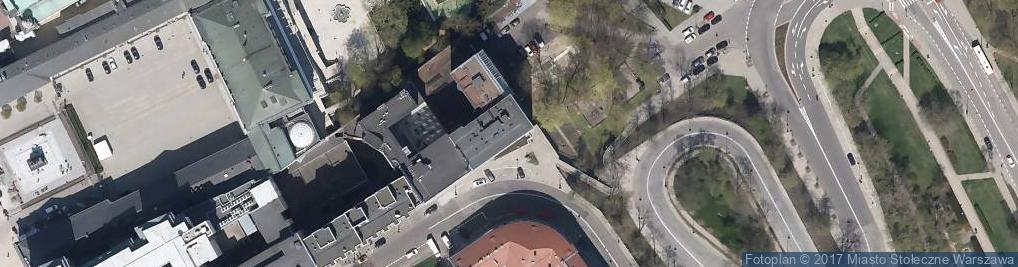 Zdjęcie satelitarne Europejski w Warszawie