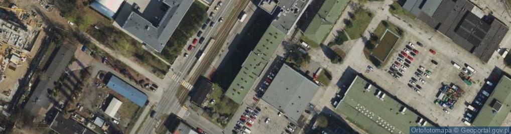 Zdjęcie satelitarne Europejskie Centrum Logistyki w Likwidacji