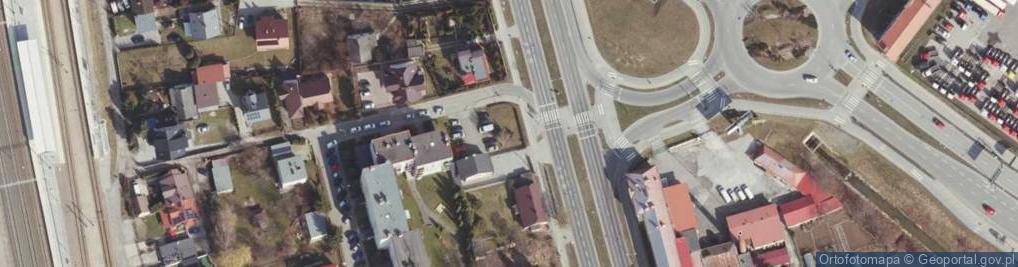 Zdjęcie satelitarne Eurotramp w Likwidacji