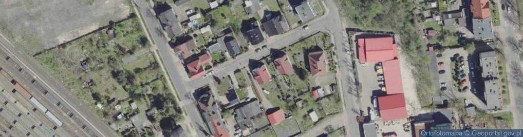 Zdjęcie satelitarne Ewa Milewska-Mrożek Nadzory Budowlane i Projektowanie