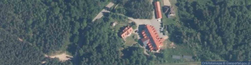 Zdjęcie satelitarne Ewa Ostrowska Posiadłość Agroturystyczna Leśny Dworek