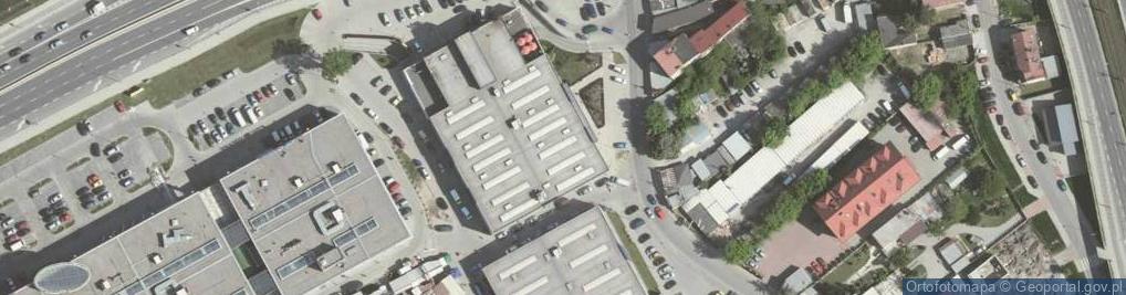 Zdjęcie satelitarne Ewa Piwowarczyk Firma Handlowo -Produkcyjna Justa