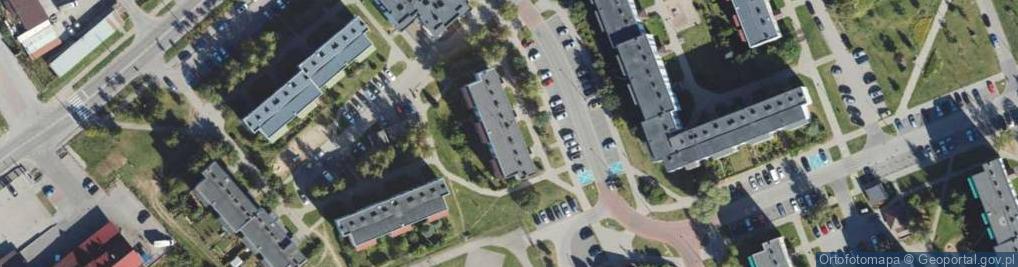 Zdjęcie satelitarne Ewo Transport