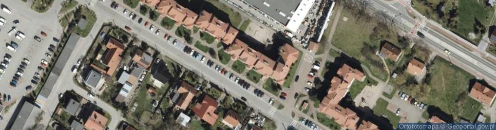 Zdjęcie satelitarne F H Jaś i Małgosia