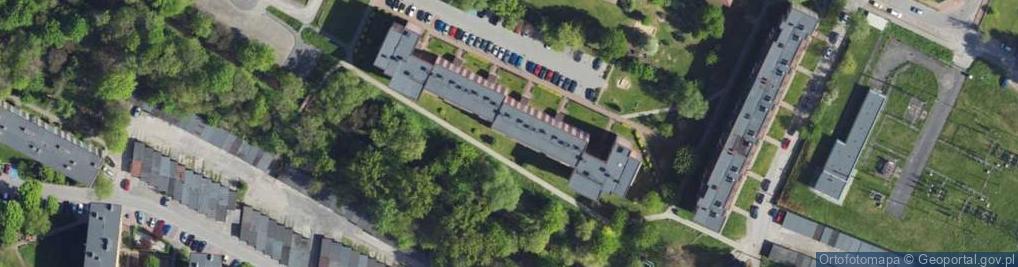 Zdjęcie satelitarne F.H.Małgosia Leszek Picheta 42-400 Zawiercie, ul.Sienkiewicza 60A/61 Nip 6491887977