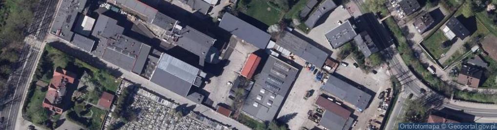 Zdjęcie satelitarne Fabryka Domów SPOMET S.A. domy prefabrykowane