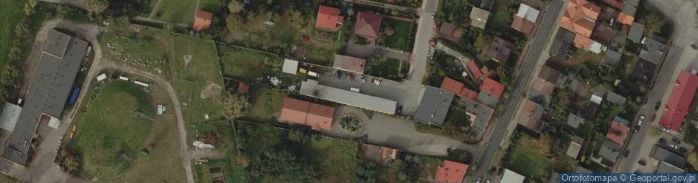 Zdjęcie satelitarne Fabryka Materaców Hevea