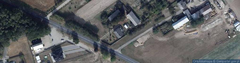 Zdjęcie satelitarne Fabryka Parkietów Komo H Ronkiewicz w Rożek