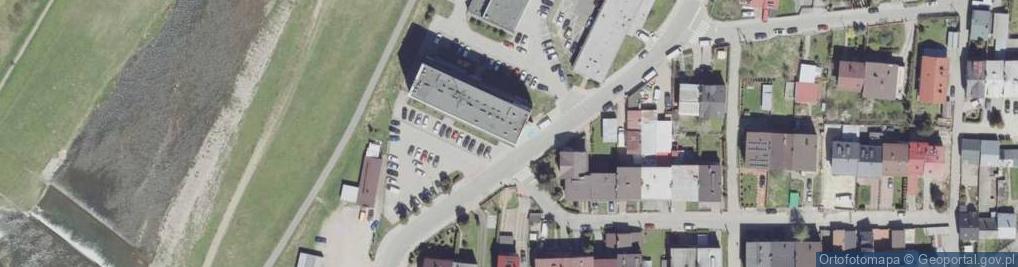 Zdjęcie satelitarne Fabryka Reklamy Nowy Targ