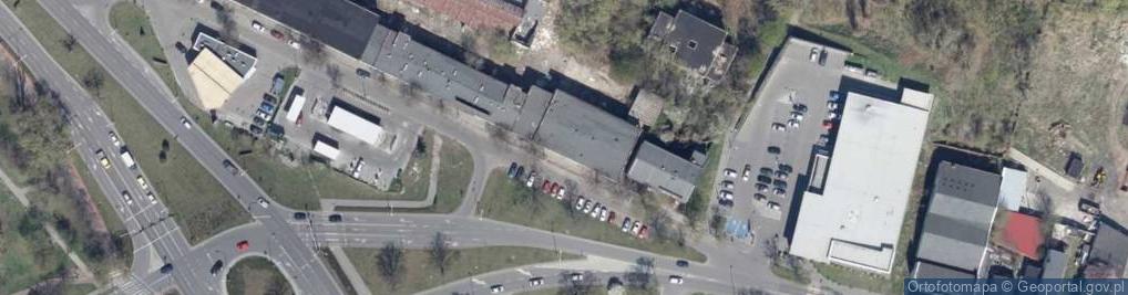 Zdjęcie satelitarne Fabryka Urządzeń Technicznych Wisła Bryka Likwidacyjnej [ w Upadłości