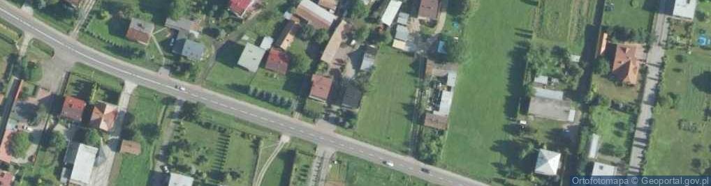 Zdjęcie satelitarne Ferma drobiu skrzyszów 427a Kokoszki Kaczki Gęsi Brojrery.