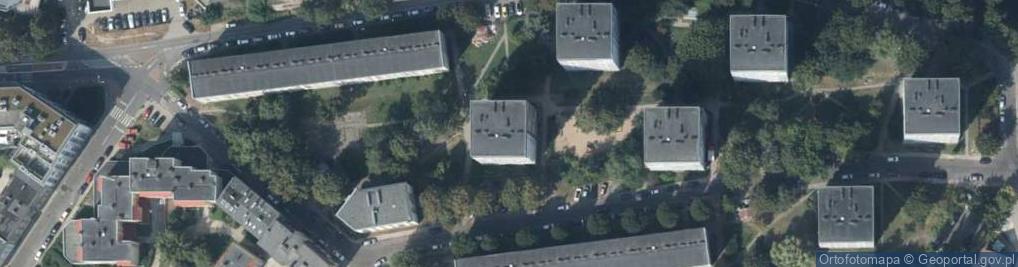Zdjęcie satelitarne Firetech Technika Przeciwpożarowa Arkadiusz Wyszyński
