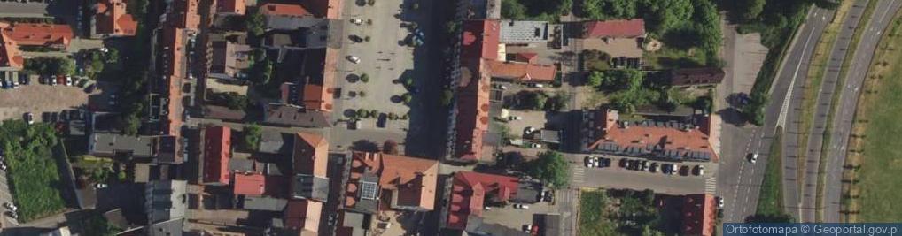 Zdjęcie satelitarne Firma Handlowa Emar Konin Plac Wolności 11 Łacińska Rajzner Ewa