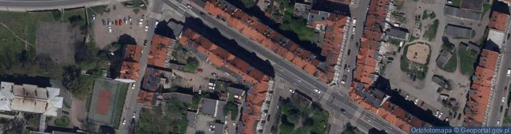 Zdjęcie satelitarne Firma Handlowa Nordes
