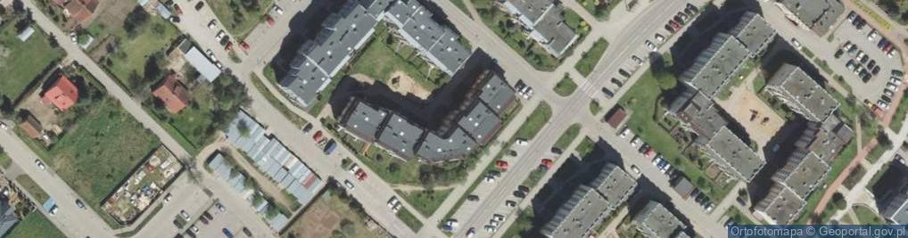 Zdjęcie satelitarne Firma Handlowa Odzieży Używanej Import w Ełku