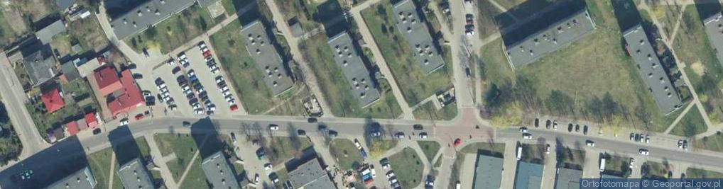 Zdjęcie satelitarne Firma Handlowa w Łukowie