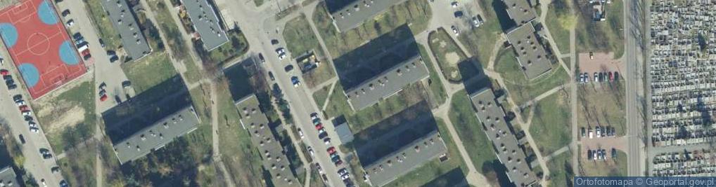 Zdjęcie satelitarne Firma Handlowa w Łukowie