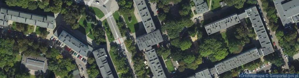 Zdjęcie satelitarne Firma Handlowo Usługowa Art Druk Janusz Marek Odziewa