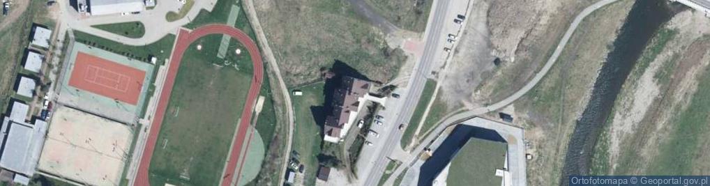 Zdjęcie satelitarne Firma Handlowo-Usługowa Eko-Tomy Tomasz Przygodzki, Wspólnik Spółki Cywilnej Pensjonat pod Banią