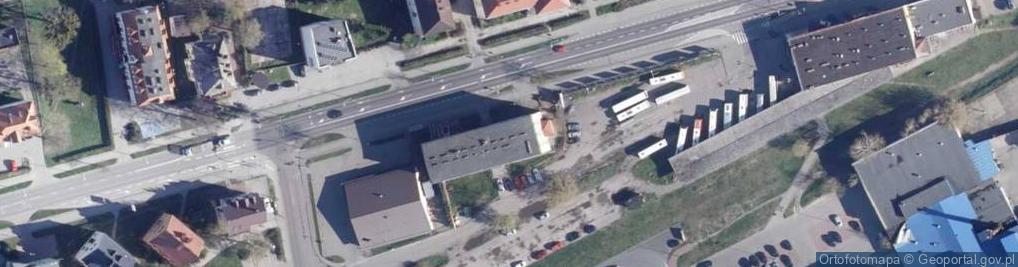Zdjęcie satelitarne Firma Handlowo Usługowa Hurtownia Spożywczo - Przemysłowa Osińska Lucyna