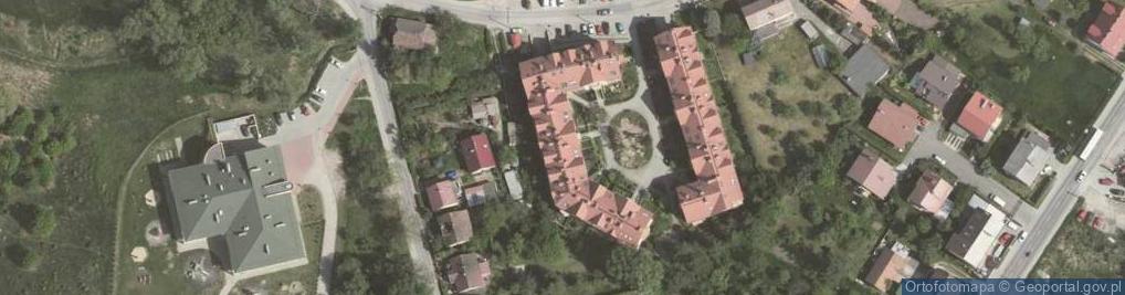 Zdjęcie satelitarne Firma Handlowo Usługowa Kazbud Projekt