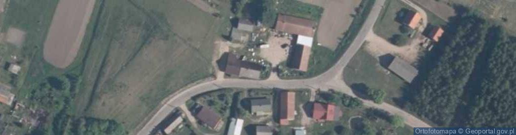 Zdjęcie satelitarne Firma Handlowo Usługowa pod Bocianim Gniazdem Hucik Andrzej Józef
