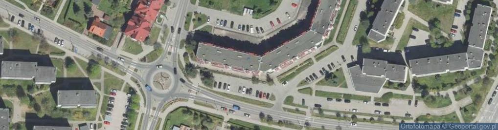 Zdjęcie satelitarne Firma Handlowo Usługowa Tech Pol Okna Drzwi Rolety