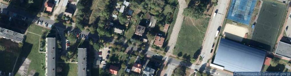 Zdjęcie satelitarne Firma Handlowo - Usługowa Techskar Ireneusz Chajdaś