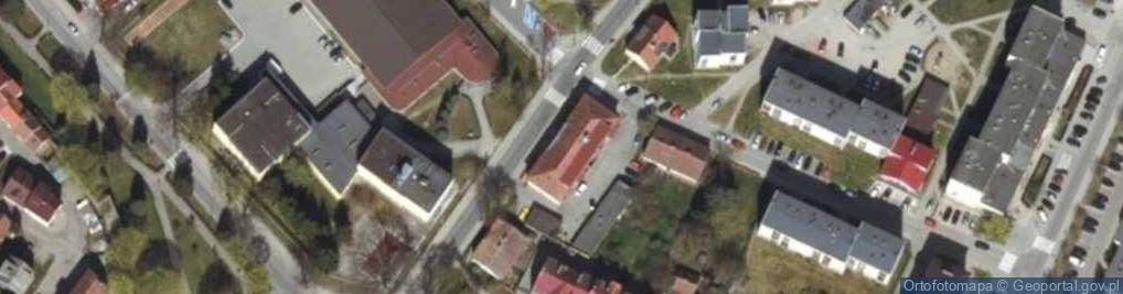 Zdjęcie satelitarne Firma Usługowa Zarządzanie Nieruchomościami Akces z Siedzibą w Morągu