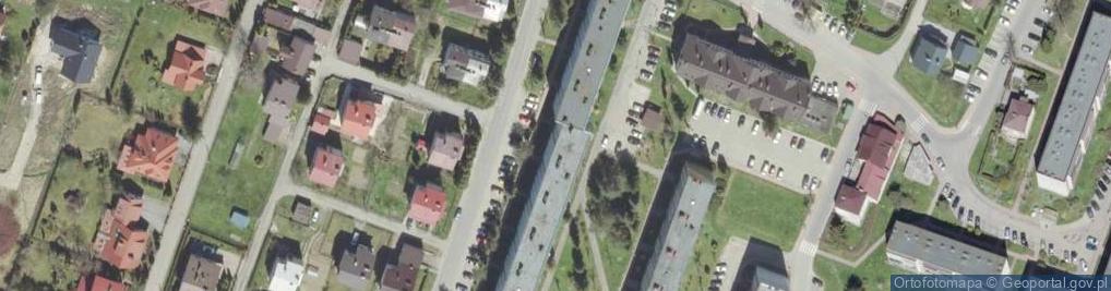 Zdjęcie satelitarne Fundacja Archiwum Ziemi Sanockiej