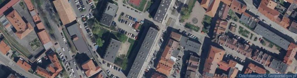 Zdjęcie satelitarne Fundacja Bukowińska Bratnia Pomoc w Lubaniu