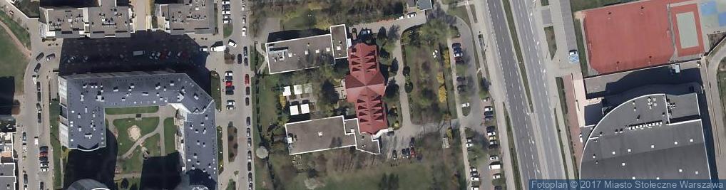Zdjęcie satelitarne Fundacja Hospicjum Onkologiczne Świętego Krzysztofa w Warszawie