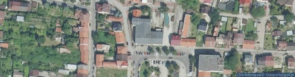 Zdjęcie satelitarne Fundacja Kultury i Sztuki Ziemi Proszowickiej