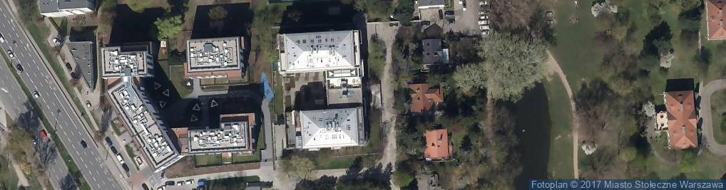 Zdjęcie satelitarne Fundacja Polskich Kawalerów Maltańskich w Warszawie Pomoc Maltańska