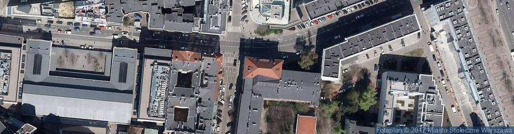 Zdjęcie satelitarne Fundacja Wydziału Architektury Politechniki Warszawskiej