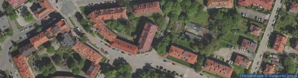 Zdjęcie satelitarne Gabinet Stomatolog.Załęcki, Jel.Góra