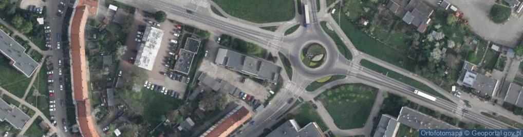 Zdjęcie satelitarne Garycka K.PHU."Karolka", Świdnica