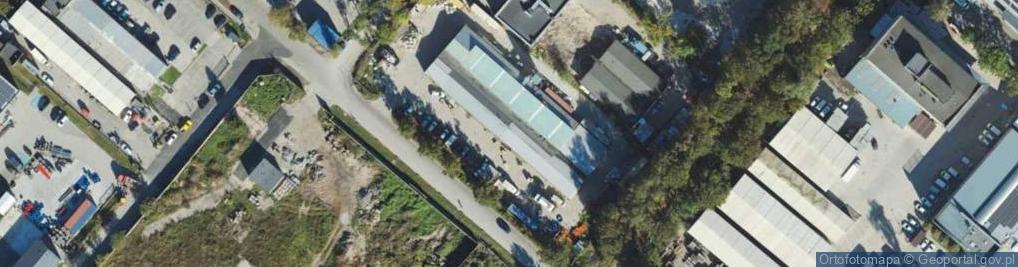 Zdjęcie satelitarne Gdańska Fabryka Mebli Domosław Sulowski Jakub Dłużewski Sp.j.