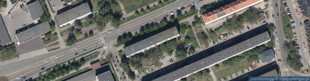 Zdjęcie satelitarne Geo-Rom Usługi Geodezyjne Roman Wisiecki