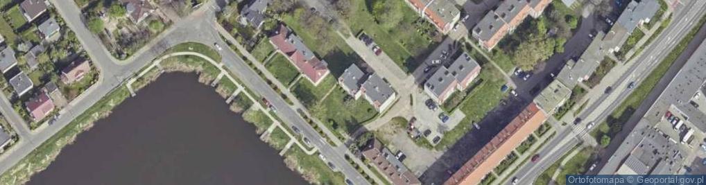 Zdjęcie satelitarne Geodezja Leśna Nawrocki J Chmielewski i