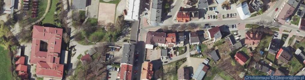 Zdjęcie satelitarne Gimna Miasto Oświęcim