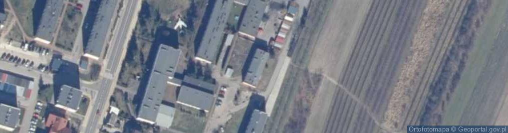 Zdjęcie satelitarne Gimnazjum im Krzysztofa Kamila Baczyńskiego w Lipsku