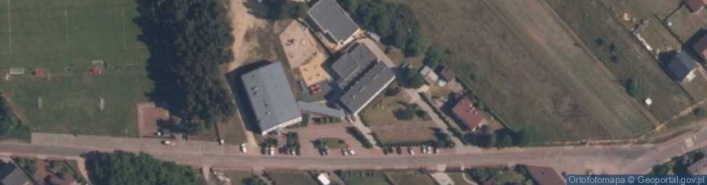 Zdjęcie satelitarne Gimnazjum nr 1 w Zawadach