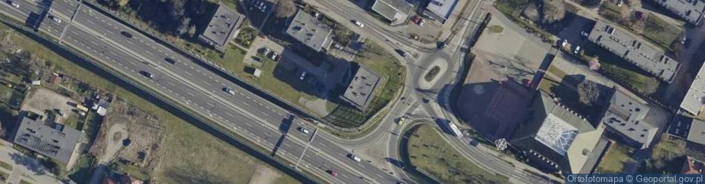 Zdjęcie satelitarne Gliwickie Stowarzyszenie Piłki Halowej