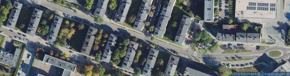 Zdjęcie satelitarne Glomerce